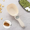 Digital Pet Food Measuring Scoop - Electronic Scale with LED Display