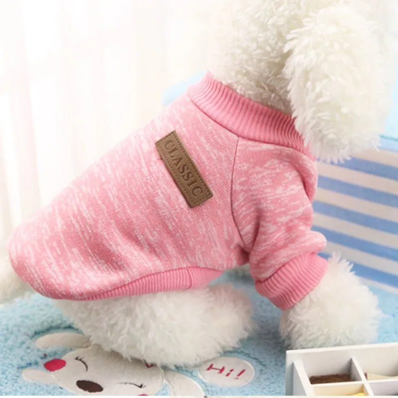 Warm Dog Sweater - Winter Jacket for Small Dogs, Puppies & Cats