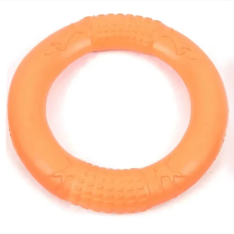 EVA Flying Disc Dog Toy - Interactive Training Ring Puller