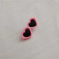 Heart Sunglasses Pet Hair Clips - Decorative Bow Hairpins for Dogs & Cats
