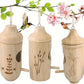 Wooden Hummingbird House - Decorative Mini Bird Nest for Garden & Patio
