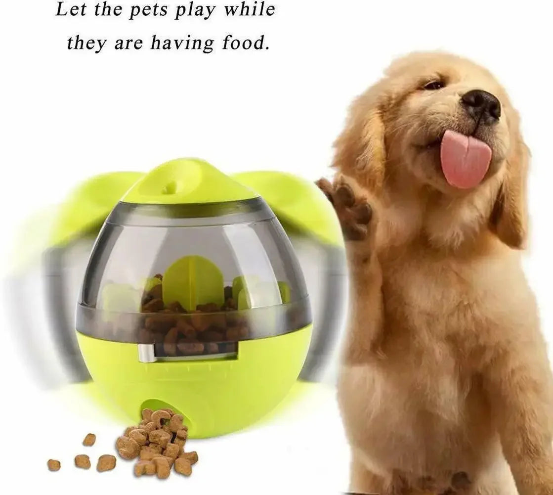 Interactive Slow Feeder Dog Toy - IQ Treat Ball for Training & Play