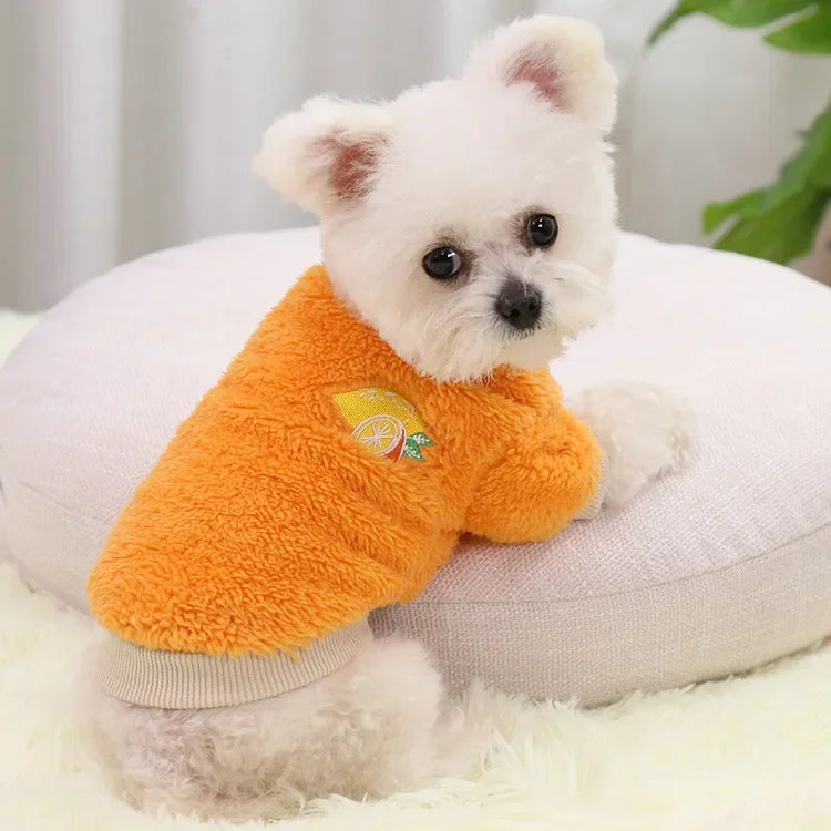 Fleece Dog Hoodie - Warm Outfit for Small Dogs & Chihuahuas