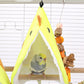 Soft Plush Bird Hammock - Cozy Hanging Nest for Parrots & Parakeets