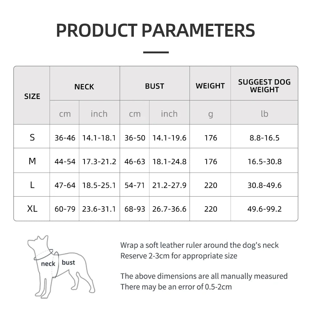 No-Pull Dog Harness - Reflective Adjustable Chest Harness for All Dogs
