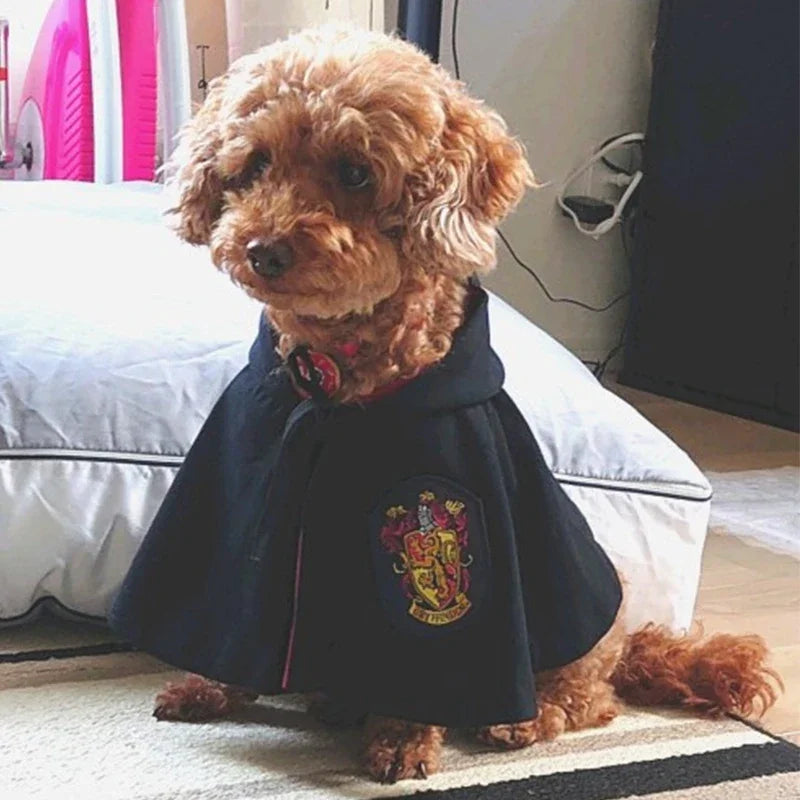 Magic Academy Pet Costume - Wizard Cloak for Dogs & Cats