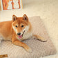 Orthopedic Dog Bed - 3D Foam with Washable Faux Fur Cover & Anti-Slip Bottom