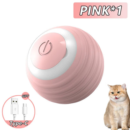 Smart Interactive Cat Ball - Automatic Rolling Magic Ball Toy for Indoor Cats