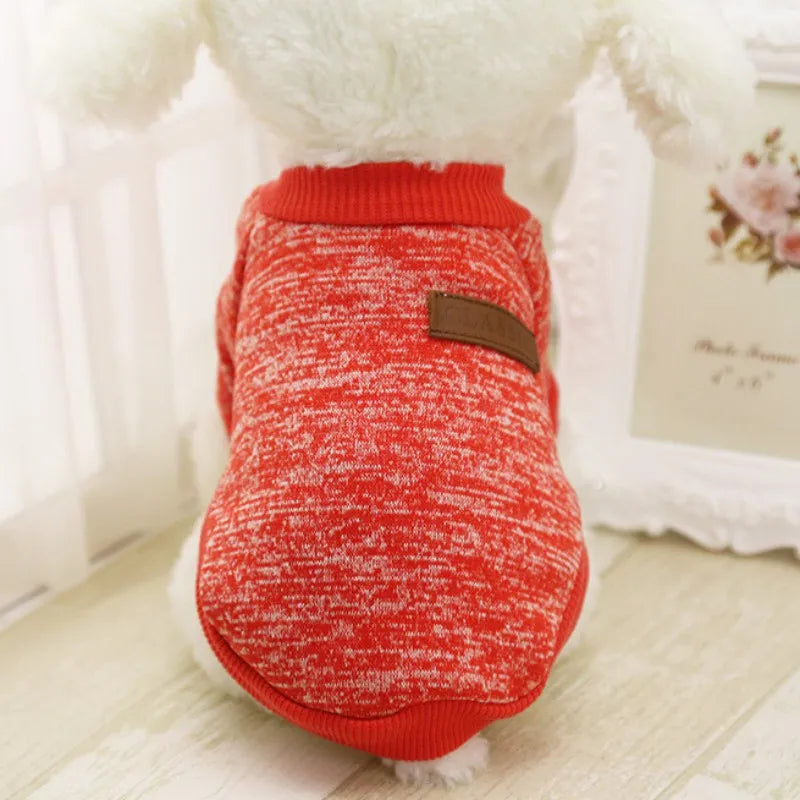 Warm Dog Sweater - Winter Jacket for Small Dogs, Puppies & Cats