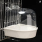 Hanging Bird Bath for Parrots - Waterproof External Cage Bathtub