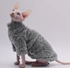 Double-Sided Fluffy Cat Jacket - Thick Winter Coat for Sphynx & Hairless Cats