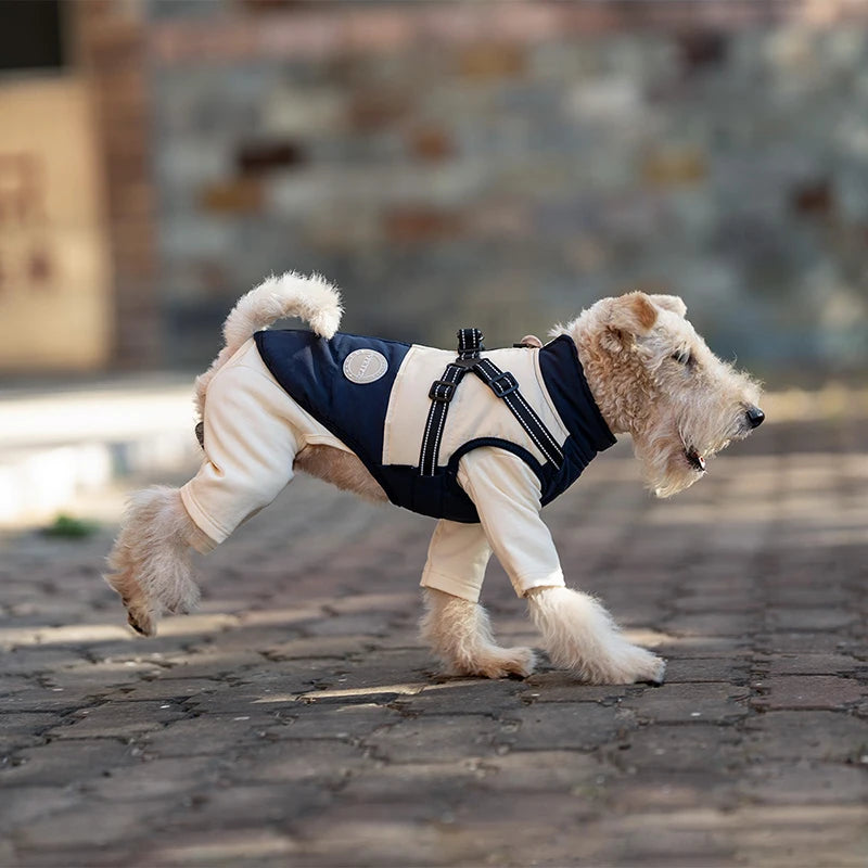 Thick Cotton Dog Vest - Warm Windproof Coat for Autumn & Winter