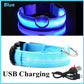 LED USB Rechargeable Dog Collar - 3 Mode Luminous Safety Collar for Dogs & Cats