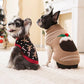 Christmas Dog Sweater - Knit Turtleneck Pullover for Small Dogs & Cats