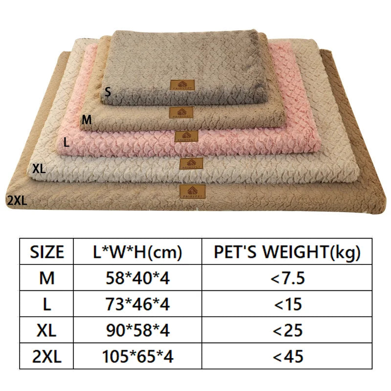 Orthopedic Dog Bed - 3D Foam with Washable Faux Fur Cover & Anti-Slip Bottom