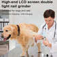 Electric Pet Nail Grinder with LED Light - USB Rechargeable for Dogs & Cats