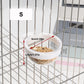 Detachable Transparent Bird Feeding Bowl - Hanging Seed & Water Cup