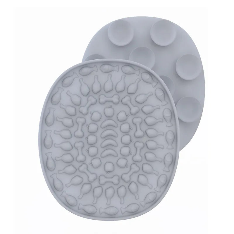 Silicone Slow Feeder Lick Mat with Suction Cup - For Cats Under 3kg