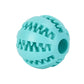 Interactive Rubber Dog Ball - Tooth Cleaning Treat Feeder Toy