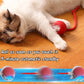 Smart Interactive Cat Ball with Faux Tail - Rechargeable Auto-Rolling Toy
