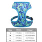 Floral Dog Harness & Leash Set - Adjustable Forest Print for All Dog Sizes